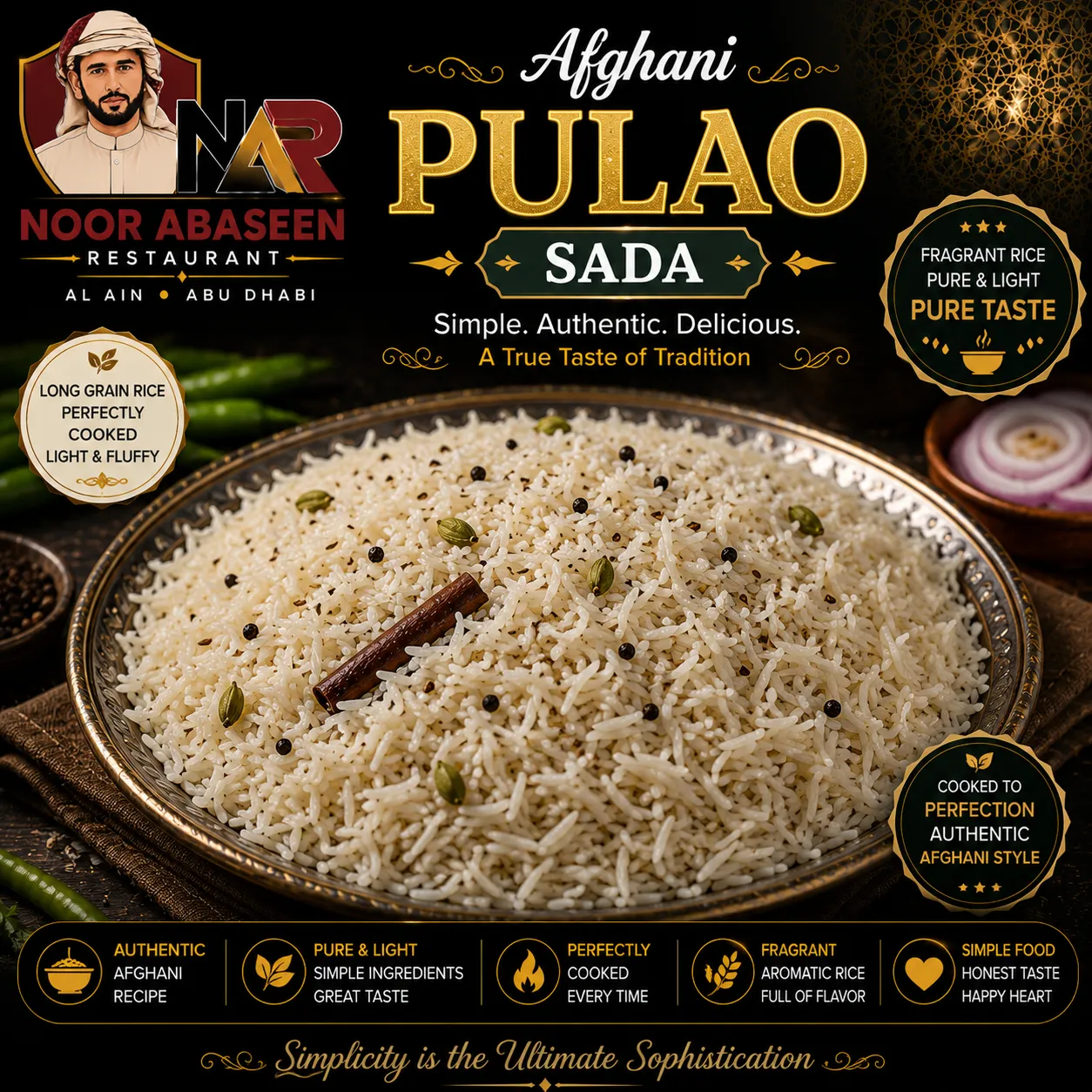 Afghani Pulao Sada